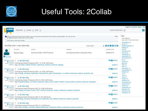 Useful Tools:  2Collab